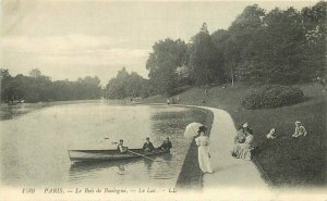 France C-1910 Louis Levy Le Bois de Boulogne #1589 Postcard 22-3768