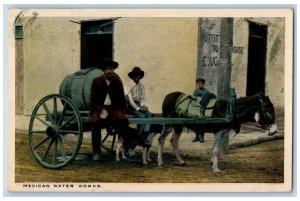 Juarez Chihuahua Mexico Postcard Mexican Water Works 1912 Antique Posted