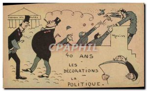Old Postcard Fantasy Illustrator 40 The decorations The Moriss policy