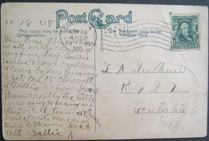 Bayonet Drill Aboard Ship 1908 Souvenir Postcard Company 10007