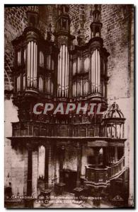 Postcard Old Organ Cathedral of St Bertrand de Comminges Organs