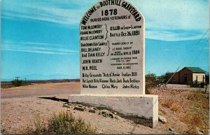 Welcome Sign Boot Hill Graveyard Tombstone Arizona AZ Postcard UNP VTG Unused 