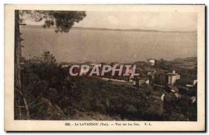 Old Postcard Lavandou View Islands