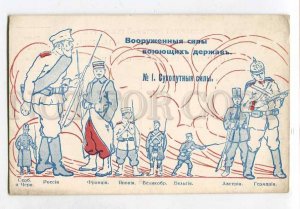 3061467 WWI RUSSIAN PROPAGANDA CZAR NIKOLAS Vintage PC