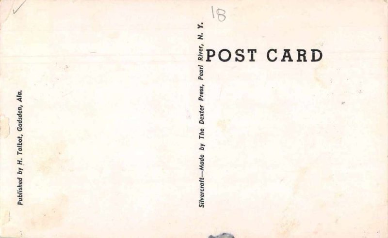 Chattanooga Tennessee Rock Castle Cafe Interior Vintage Postcard AA7092 