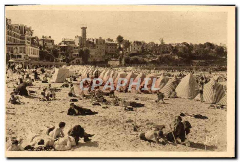 Old Postcard Dinard A Corner of the Beach