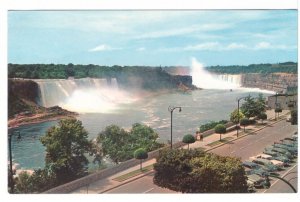 Niagara Falls, Ontario, Canada, Vintage Chrome Aerial Birdseye View Postcard