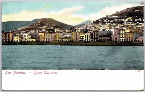 Las Palmas Gran Canaria Spain Ocean View Buildings Postcard