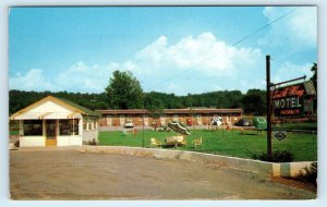 CHATTANOOGA, TN ~ Tennessee SOUTH-WAY MOTEL  c1950s Car Roadside Postcard