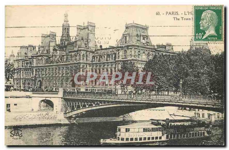 Old Postcard Paris City Hotel