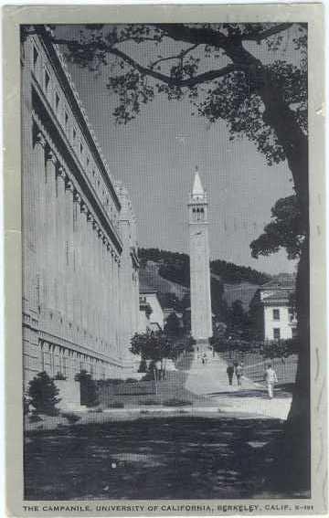 The Campanile, University of California, Berkeley CA,  1948