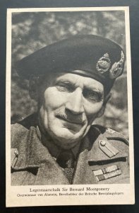 Mint England Real Picture Postcard RPPC Bernard Montgomery Marshall