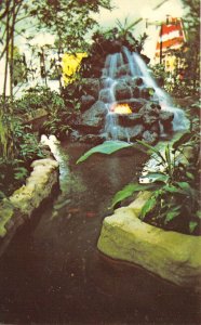 Parkersburg & Vienna West Virginia 1970s Postcard Waterfall Grand Central Mall