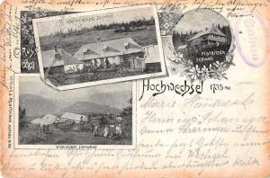 Hochwechsel Austria Multiview Gruss vom Antique Postcard J66423