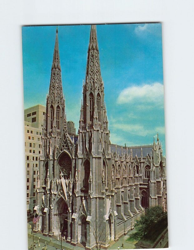 Postcard St. Patrick's Cathedral, New York City, New York