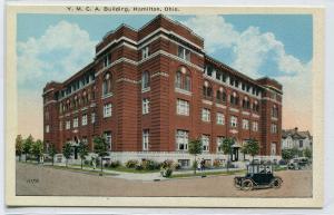 YMCA Building Hamilton Ohio 1920s postcard