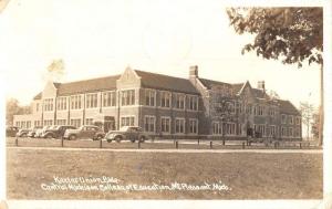 Mt Pleasant Michigan College Union Bldg Real Photo Antique Postcard K53011