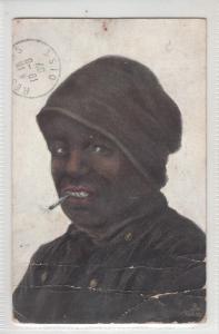 Oilette Dusky Smiles 1907 cigarette smoker