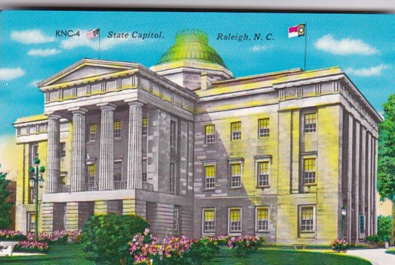 North Carolina Raleigh State Capitol Building 1960