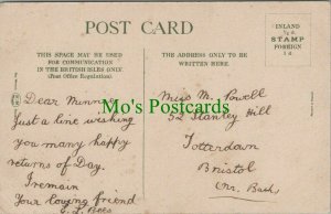 Genealogy Postcard - Powell - 52 Stanley Hill, Totterdown, Bristol RS8572