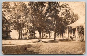 RPPC  Children in Yard  Brooklyn New York Cancel  Postcard  1913