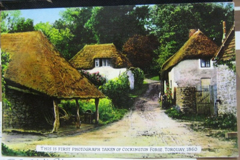 England Cockington Forge Torquay 1st Photograph repro - posted 1966