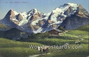 Monch U Jungfrau Eiger Swizerland Unused 