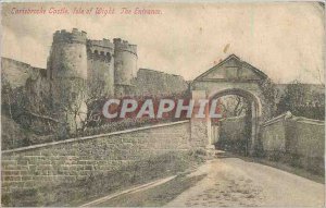 Old Postcard Carisbrooke Isle of Wight The Entrance
