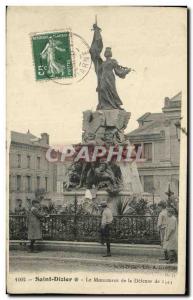 Postcard Old Saint Dizier The Monument of Defense Joan of Arc