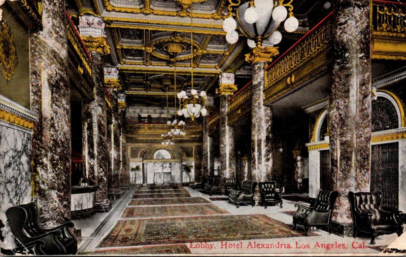 California Los Angeles Hotel Alexandria Lobby