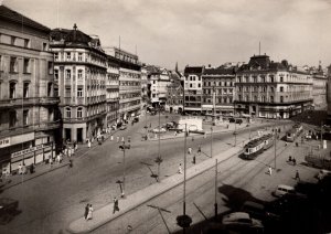 Czech Republic Brno Namesti Svobody Vintage RPPC BS20