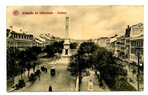 Portugal - Lisbon. Liberty Avenue Street View