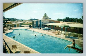 Willow Grove PA- Pennsylvania, Howard Johnson's Motor Lodge Pool Chrome Postcard