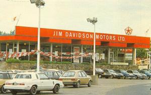 Scarborough Ont. Canada Jim Davidson Motors Dodge Chrysler Dodge Trucks Postcard