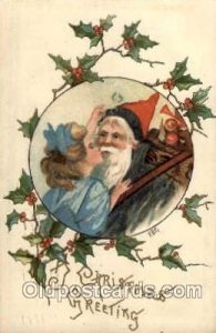 Artist HBG Santa Claus, Christmas  1911 some corner wear, postal marking on f...