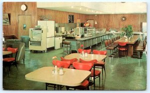 LONG BEACH, CA California ~ BROADWAY CAFETERIA Candy Machine  c1960s Postcard