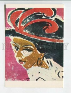 470765 Painting expressionism Ernst Ludwig Kirchner Woman with a plumed hat Old