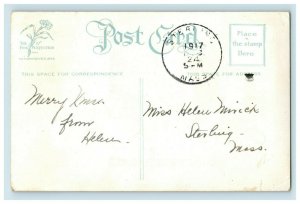 C.1910 Cute Girl Doll Christmas Postcard P66