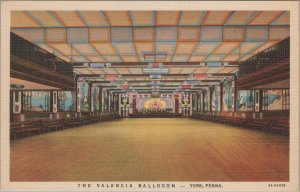 Postcard Valencia Ballroom York PA