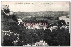 Old Postcard The Rocheguyon panoramic view (West Coast)