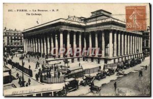 Old Postcard Paris Bourse