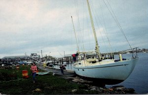 Rhode Island Watch Hill Seawall After Hurrican Bob 19 August 1991