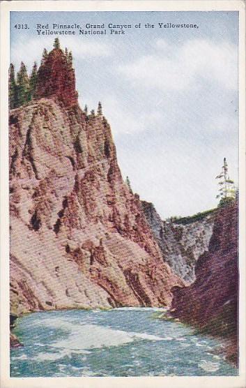 Wyoming Yellowstone National Park Red Pinnacle Grand Canyon of The Yellowstone