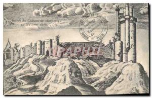 Postcard Ancient Ruins Chateau de Montlhery