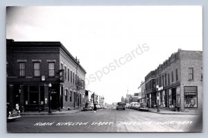 J90/ Caledonia Minnesota RPPC Postcard c1950s North Kingston Stores 361