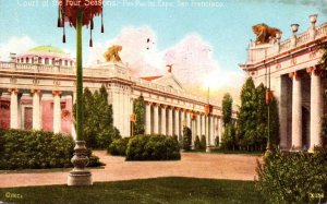 San Francisco 1915 Panama-Pacific International Expo Court Of The Four Season...