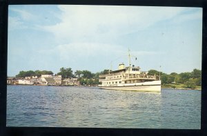 Wolfeboro, New Hampshire/NH Postcard, MV Mt Washington, Lake Winnipesaukee