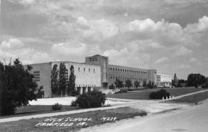 Cook Fairfield Iowa High School 1940s RPPC Photo Postcard 5769