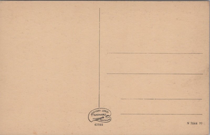 Germany Paderborn Dom Vintage Postcard C021