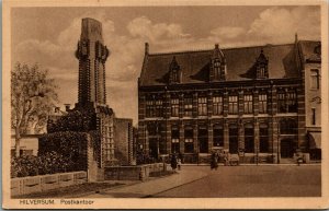 Netherlands Hilversum Postkantoor Vintage Postcard 04.09